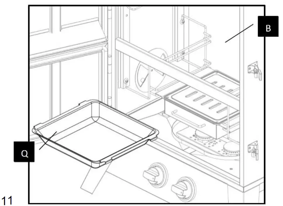 MUSTANG Teno Gas Smoker 12