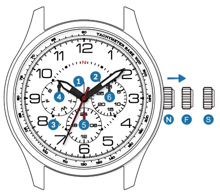 COOPERS OF STORTFORD K878i Pilot Watch