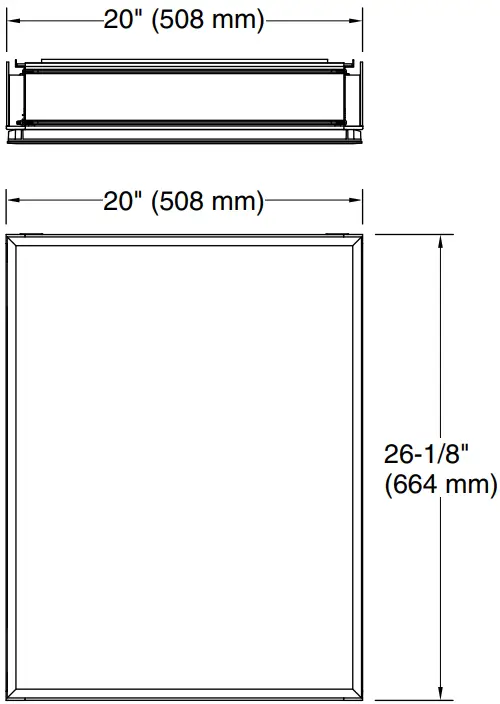 KOHLER K-R32067 CLC Medicine Cabinet A02