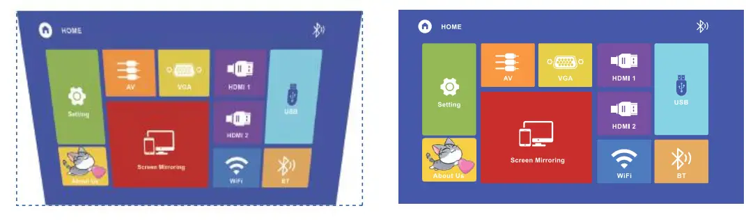 YOWHICK GDP1W Native 1080P 5G WiFi Bluetooth Projector-8