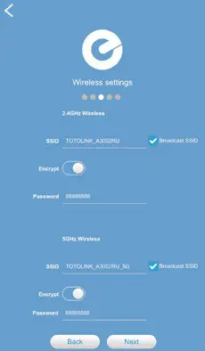 TOTO LINK A3002RU AC1200 Wireless - Configure the Router on Phone 6