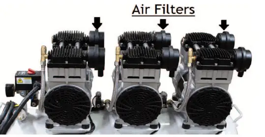 CALIFORNIA 20060CAD Electric Ultra Quiet and Oil-Free Air Compressor - Fig3