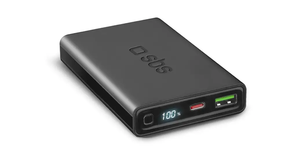 Sbs Tebb10000lcdevopd20k 10.000 Mah Power Bank User Manual