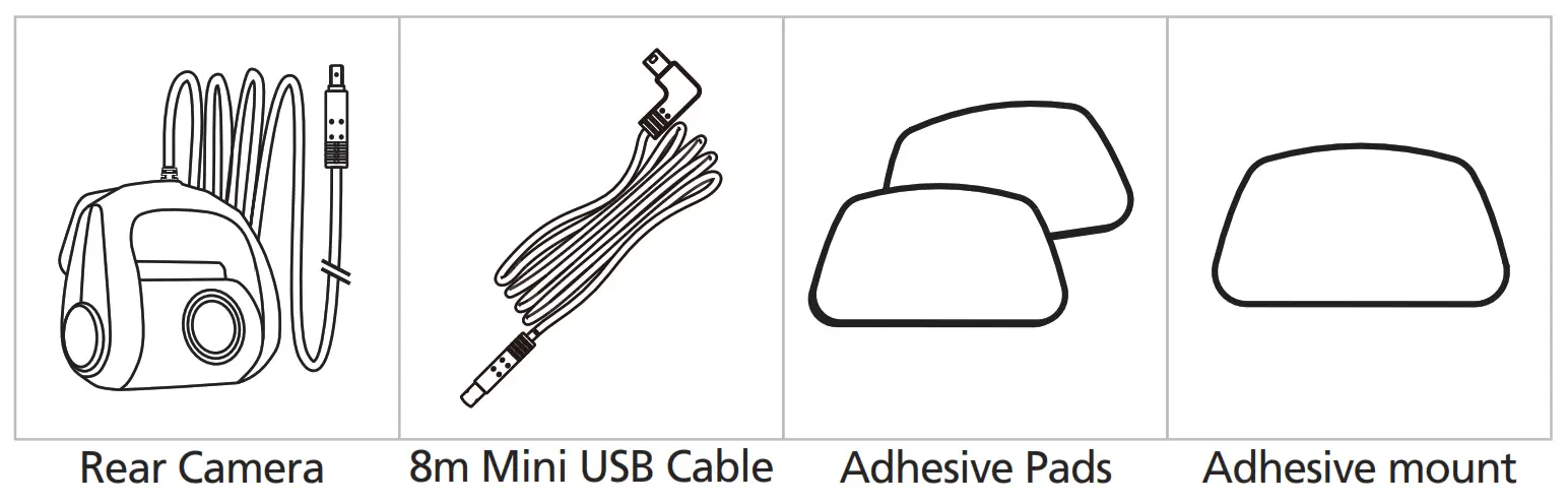 KENWOOD KCA R200 Rear Camera for Dashboard Camera
