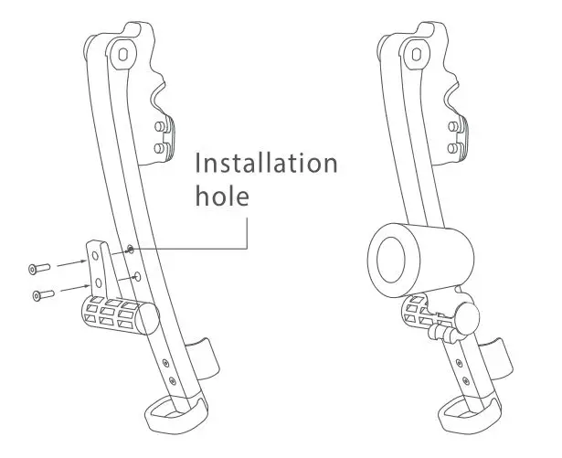 Segway Pull Rod for Ninebot S - Accessory fixture