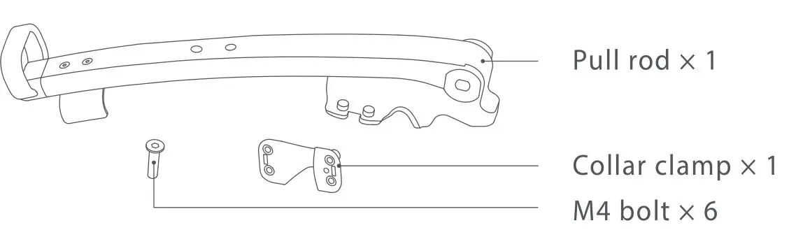 Segway Pull Rod for Ninebot S - Pull rod