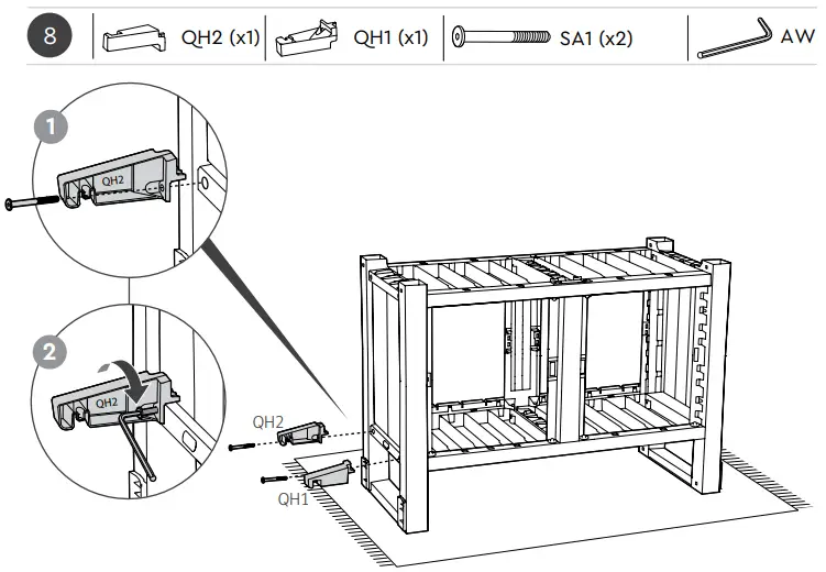 Keter 2127661 Unity XL Outdoor Kitchen Cart with Storage - fig 13