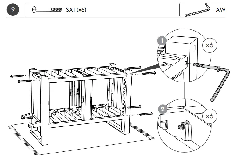 Keter 2127661 Unity XL Outdoor Kitchen Cart with Storage - fig 14