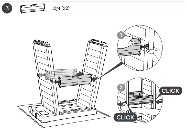 Keter 2127661 Unity XL Outdoor Kitchen Cart with Storage - fig 8