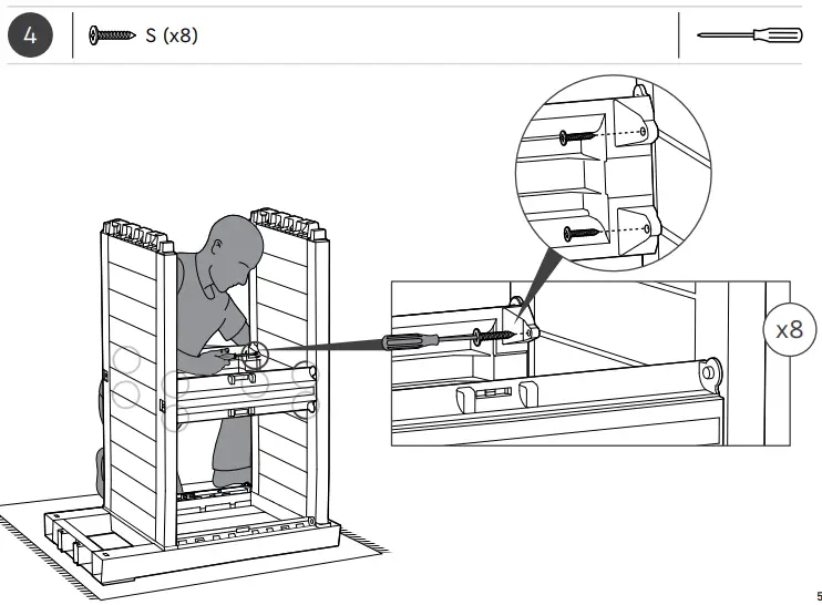 Keter 2127661 Unity XL Outdoor Kitchen Cart with Storage - fig 9