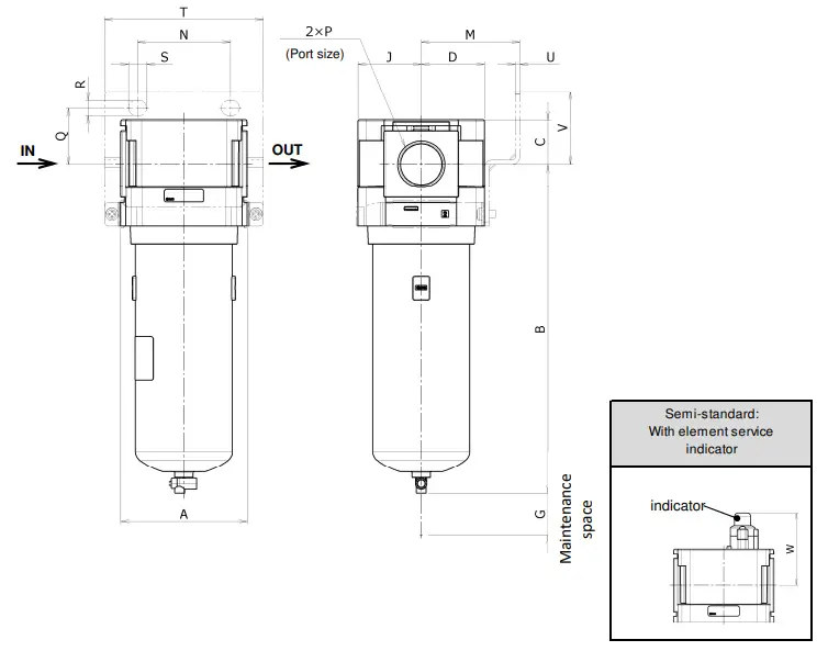 SMC AMX-OMZ0093 Mist Separator Filter - Fig 20