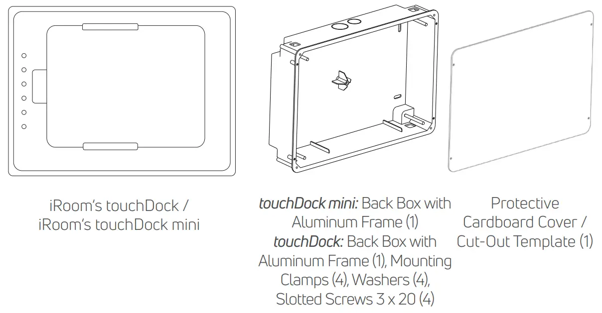 iRoom Touch Dock - fig 1