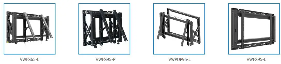 edbak VWFS95-L Full Service Video Wall Mount Instruction Manual - ACCESSORIES AND RELATED PRODUCTS