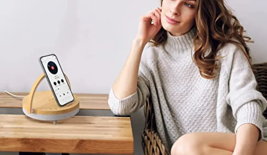 Vivilumens S22 White Noise Wireless Charger Table Lamp User Manual