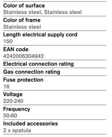 GAGGENAU VP 414 611 15 Inch Vario 400 Series Teppan Yaki - 2