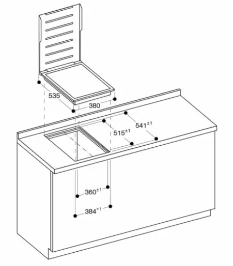 GAGGENAU VP 414 611 15 Inch Vario 400 Series Teppan Yaki - 4