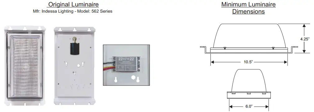 VIZION FULHAM TJTUNV015ARxxxB DirectAC Universal Voltage Engine Refrofit Kit - fig 1