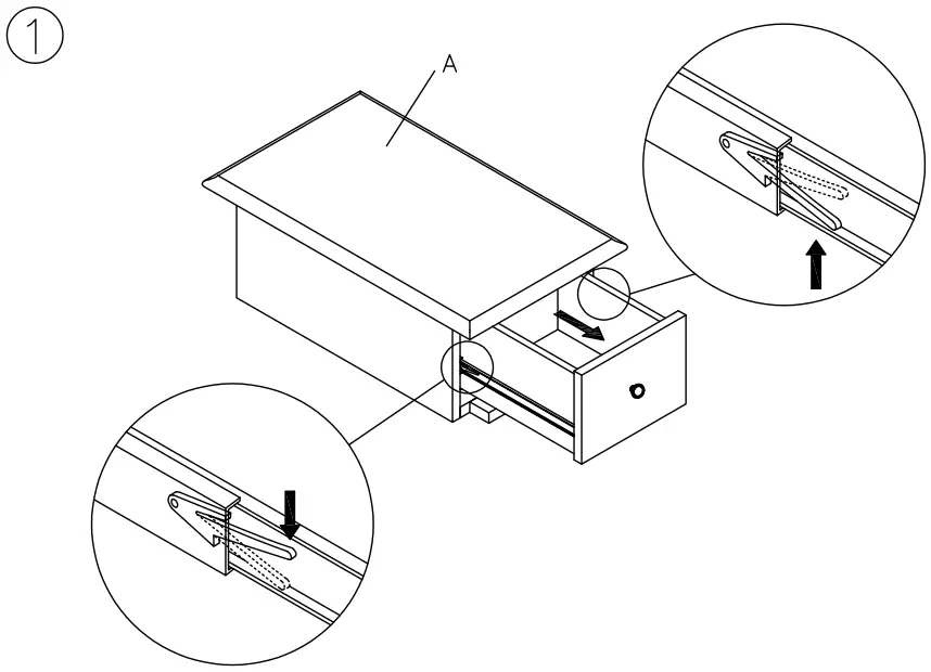 ASHLEY T007527 Furniture Breegin Multi Chairside End Table - fig 1
