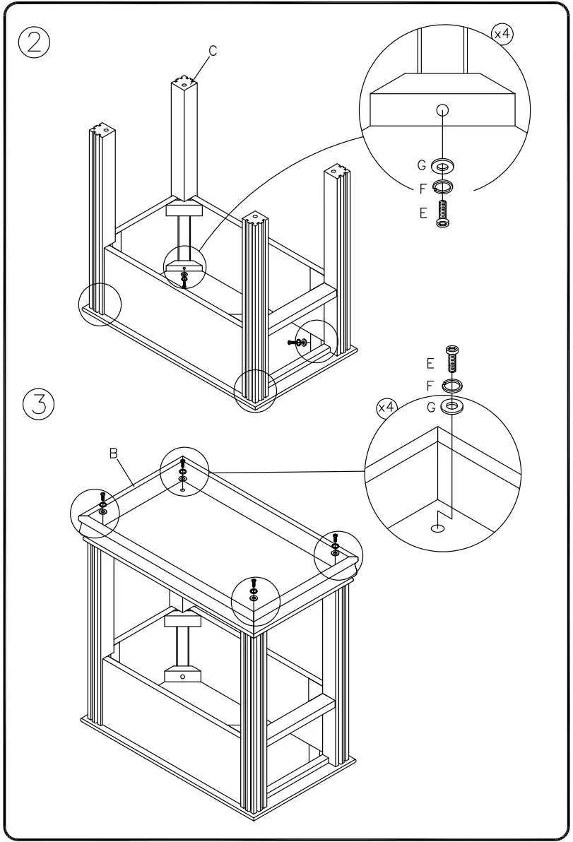 ASHLEY T007527 Furniture Breegin Multi Chairside End Table - fig 2