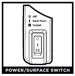 POWER/SURFACE SWITCH