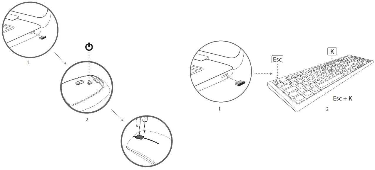 v7world CKU300 Full Size USB Keyboard - 4