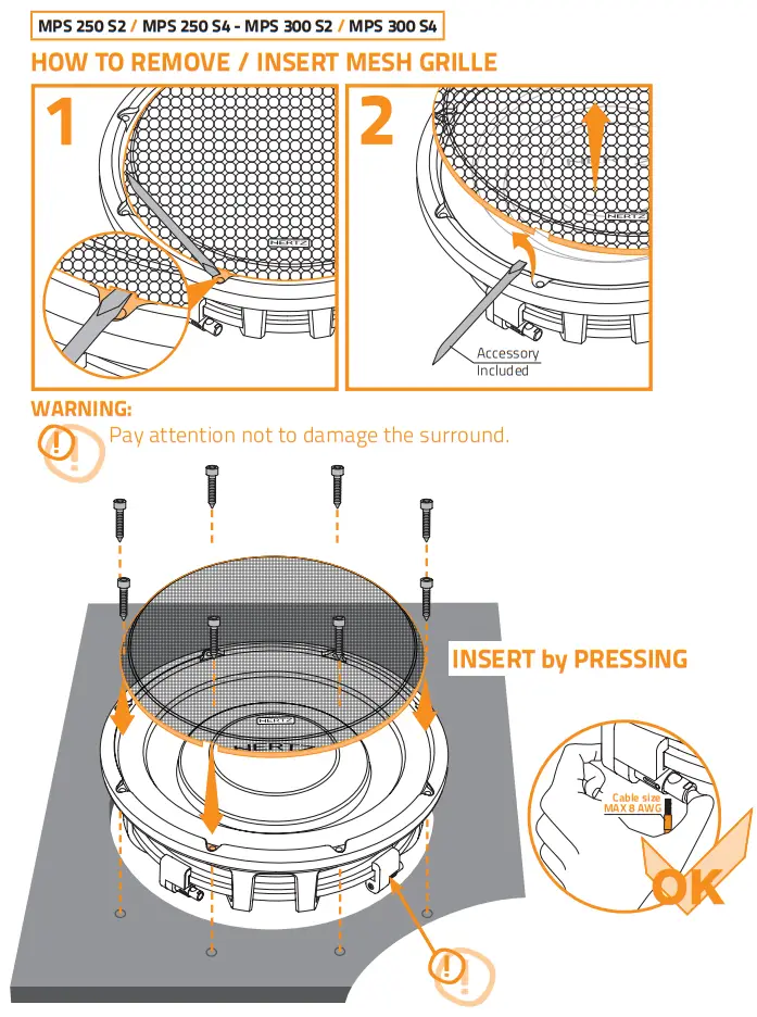 HERTZ MPS 300 S2 Mille Pro Series 12 Inch Shallow-Mount 2-Ohm Component Subwoofer - fig 10