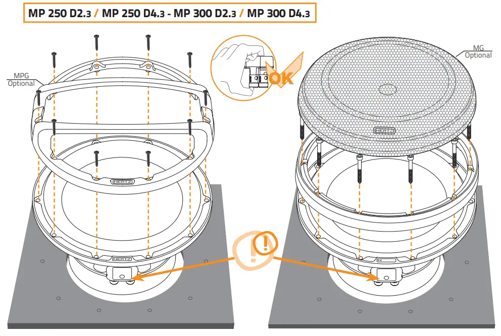 HERTZ MPS 300 S2 Mille Pro Series 12 Inch Shallow-Mount 2-Ohm Component Subwoofer - fig 7