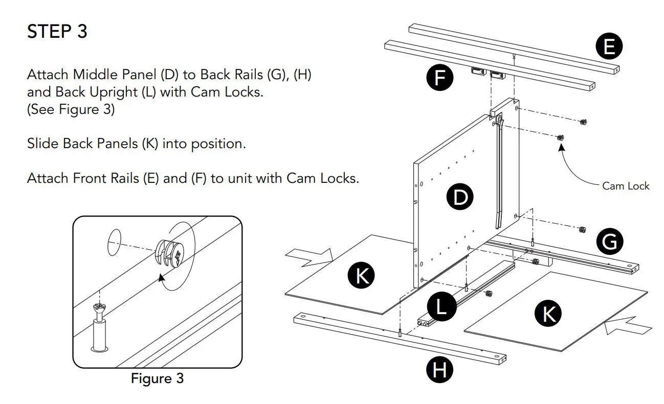 homestyles 5020-941 Kitchen Island Instruction Manual - Figure 3