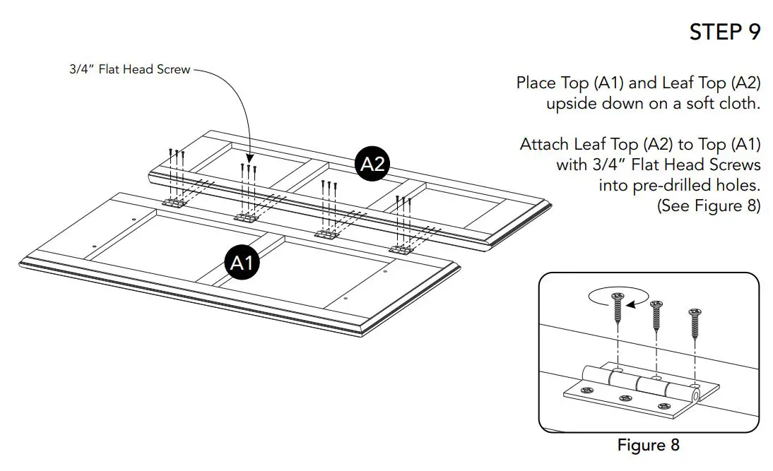 homestyles 5020-941 Kitchen Island Instruction Manual - Figure 8