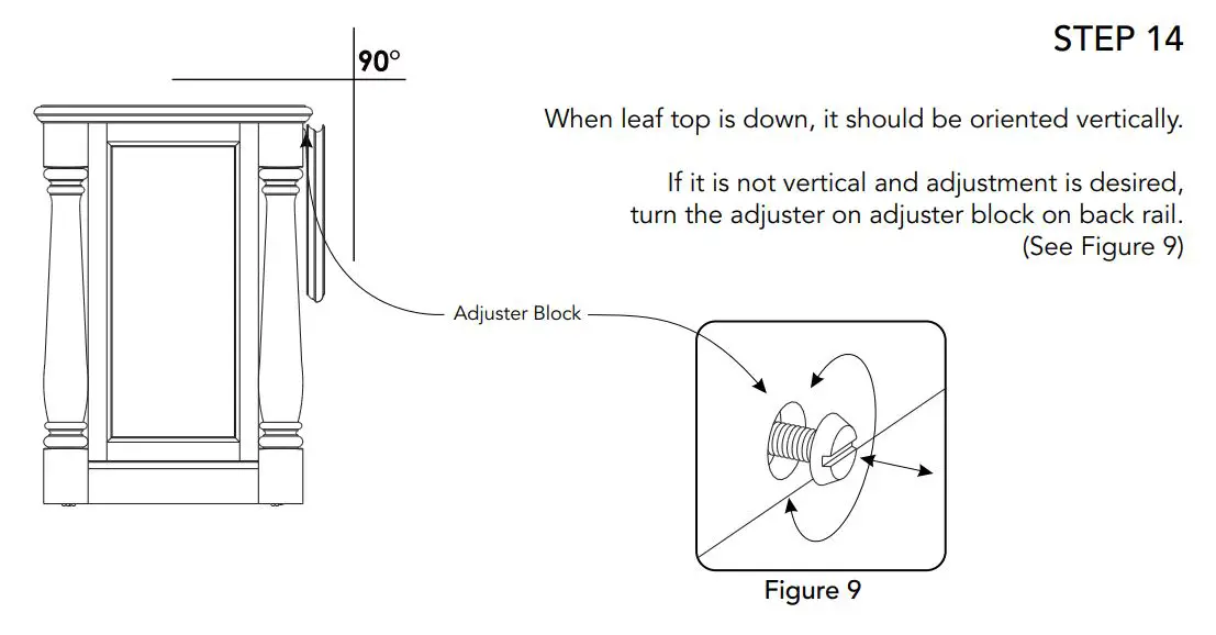 homestyles 5020-941 Kitchen Island Instruction Manual - Figure 9