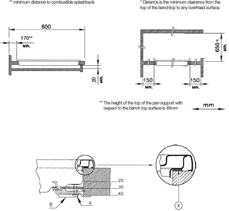 ARTUSI AGH32XFFD Gas Cooktop 40
