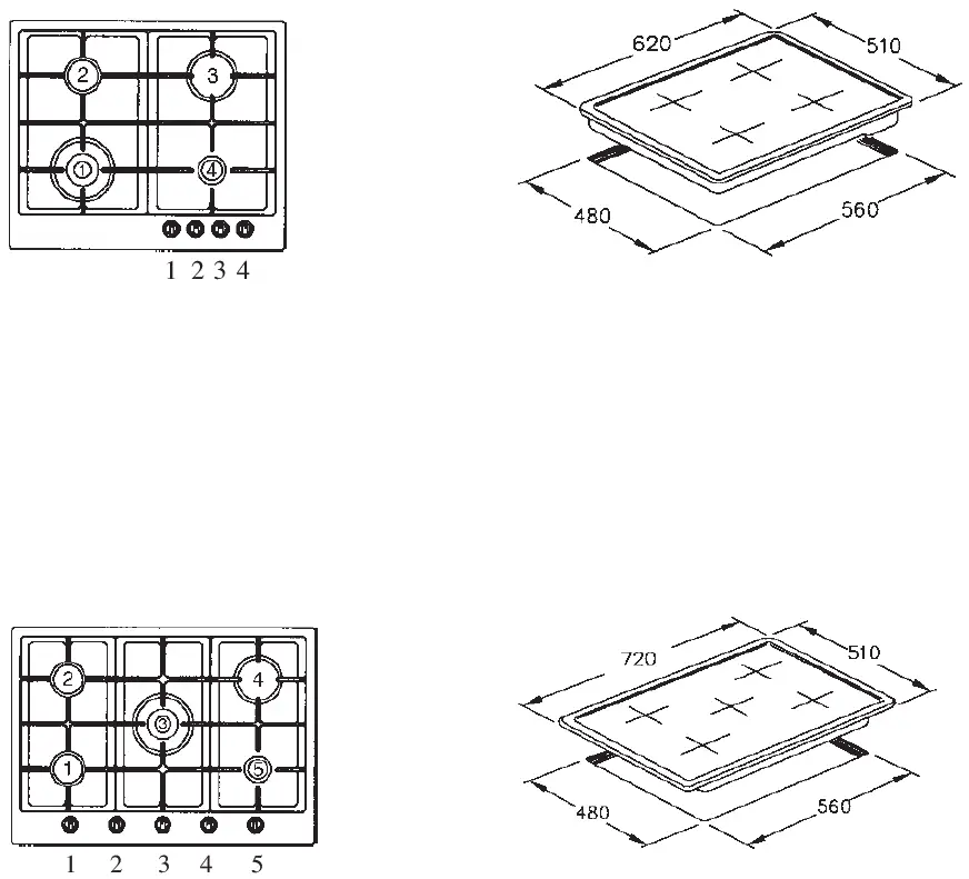 ARTUSI AGH32XFFD Gas Cooktop 41