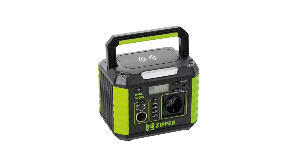 Zipper Zi-ps330 Portable Power Station Instruction Manual