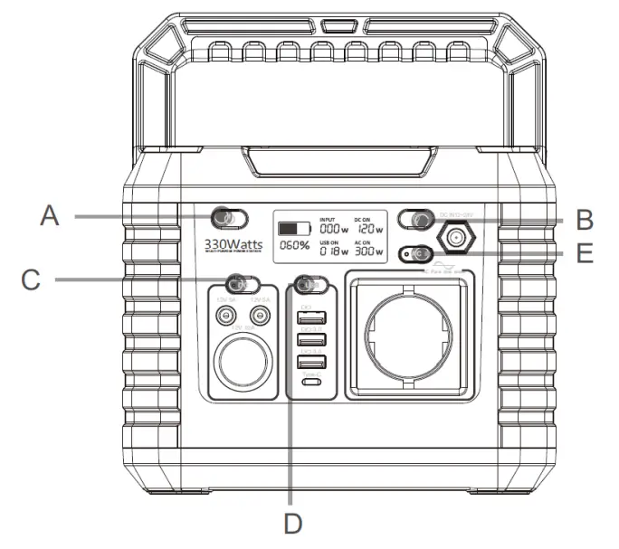 ZIPPER ZI-PS330 Portable Power Station - Fig 5
