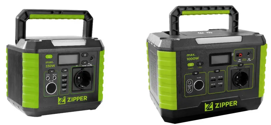 ZIPPER ZI-PS330 Portable Power Station