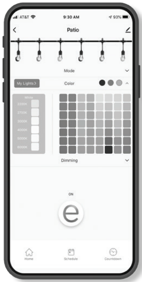 enbrighten LED Wi-Fi Smart Café Lights -- OPERATION