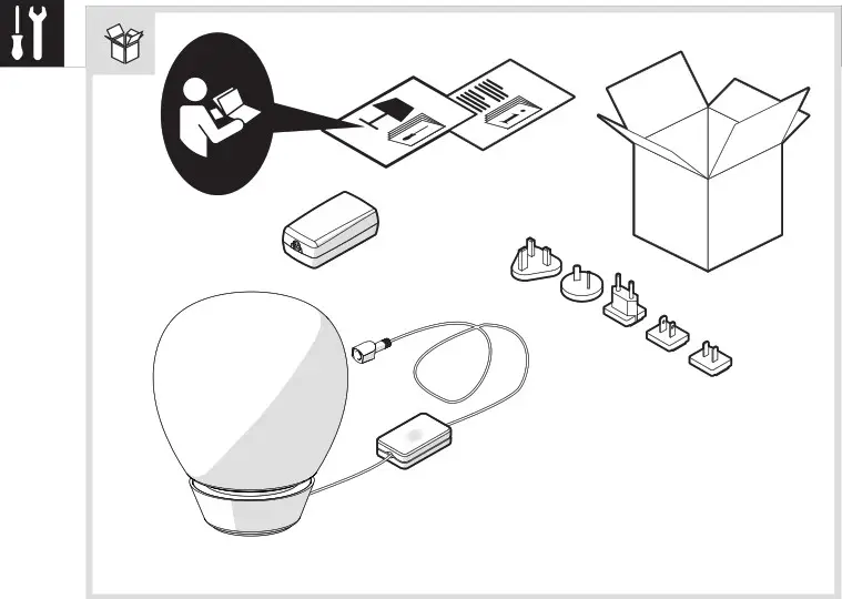 Artemide Empatia 16 LED Table Lamp - overview 2