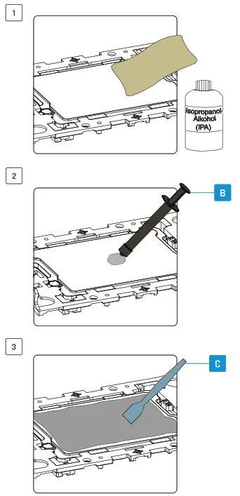 alphacool LGA 4677 - ES Jet 1U Waterblock Lineup Support - CPU