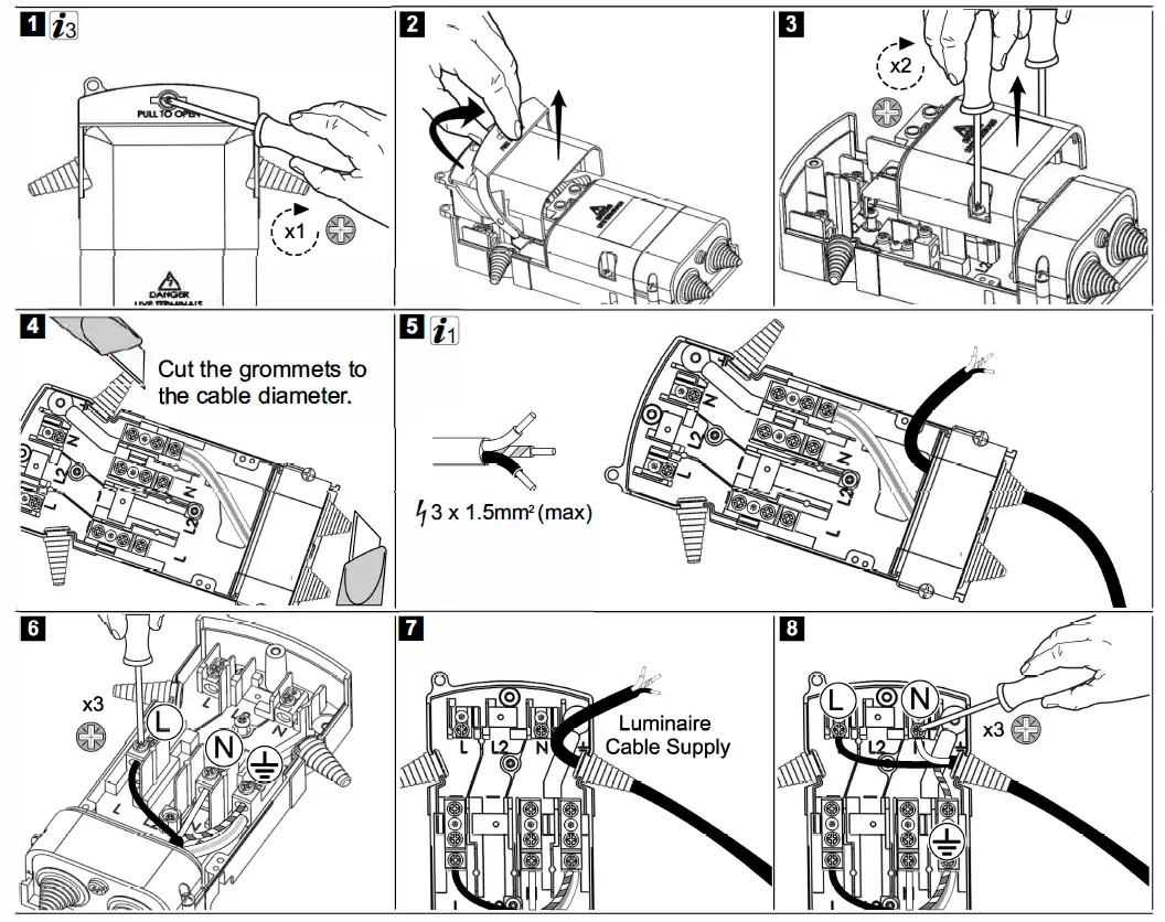 EXTERIOR LIGHTS Sandgate 30 45w LED White or Opal Globe Amenity or Street Light 7