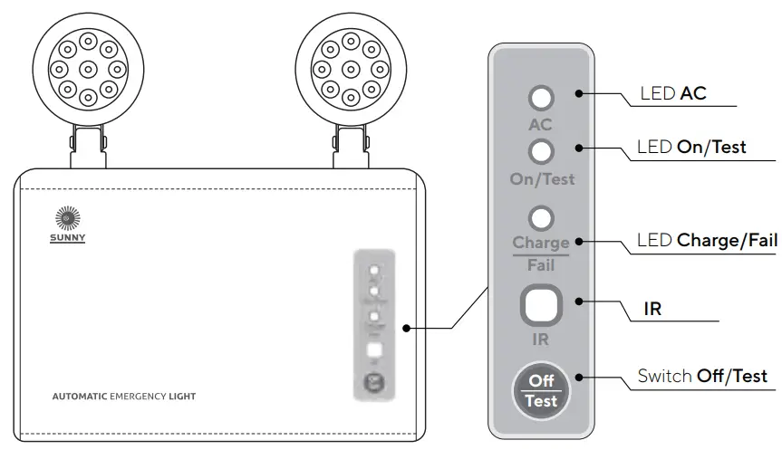 SUNNY SG Series Self Contained Emergency Light