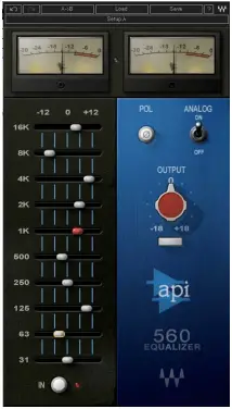 WAVES API 560 EQ Plugin a2