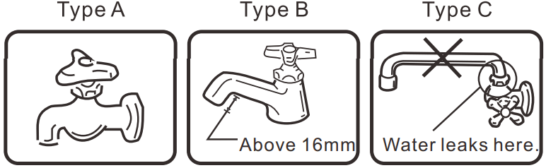 Whirlpool FWEB9503BS Front Load Washer - Choosing water tap