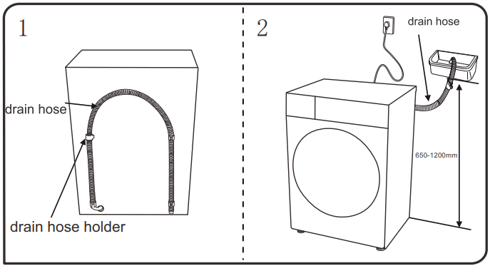 Whirlpool FWEB9503BS Front Load Washer - Drain Hose