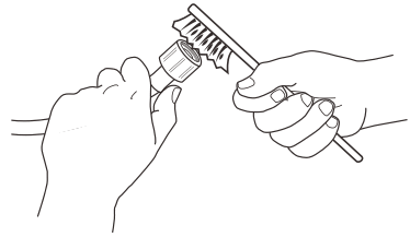 Whirlpool FWEB9503BS Front Load Washer - cleaning the mesh 2