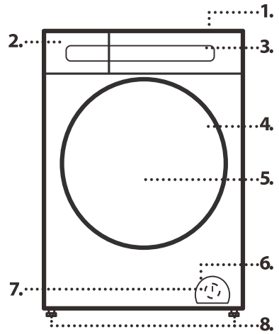 Whirlpool FWEB9503BS Front Load Washer - product description