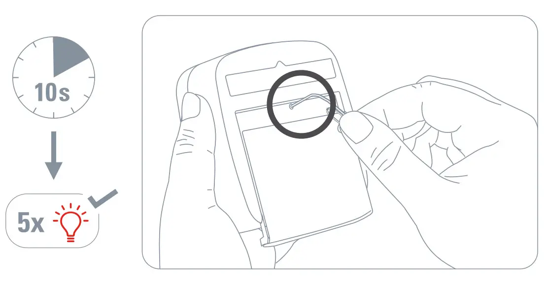 eve 10027806 Motion Wireless Motion Sensor User -Reset