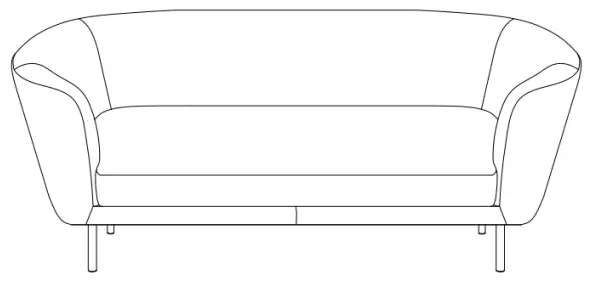 MATT BLATT MBNYLAH3SAA Nyalah 3 Seater Lounge-