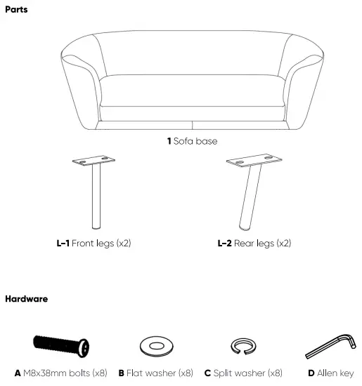MATT BLATT MBNYLAH3SAA Nyalah 3 Seater Lounge-3