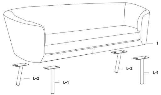 MATT BLATT MBNYLAH3SAA Nyalah 3 Seater Lounge-MATT BLATT MBNYLAH3SAA Nyalah 3 Seater Lounge