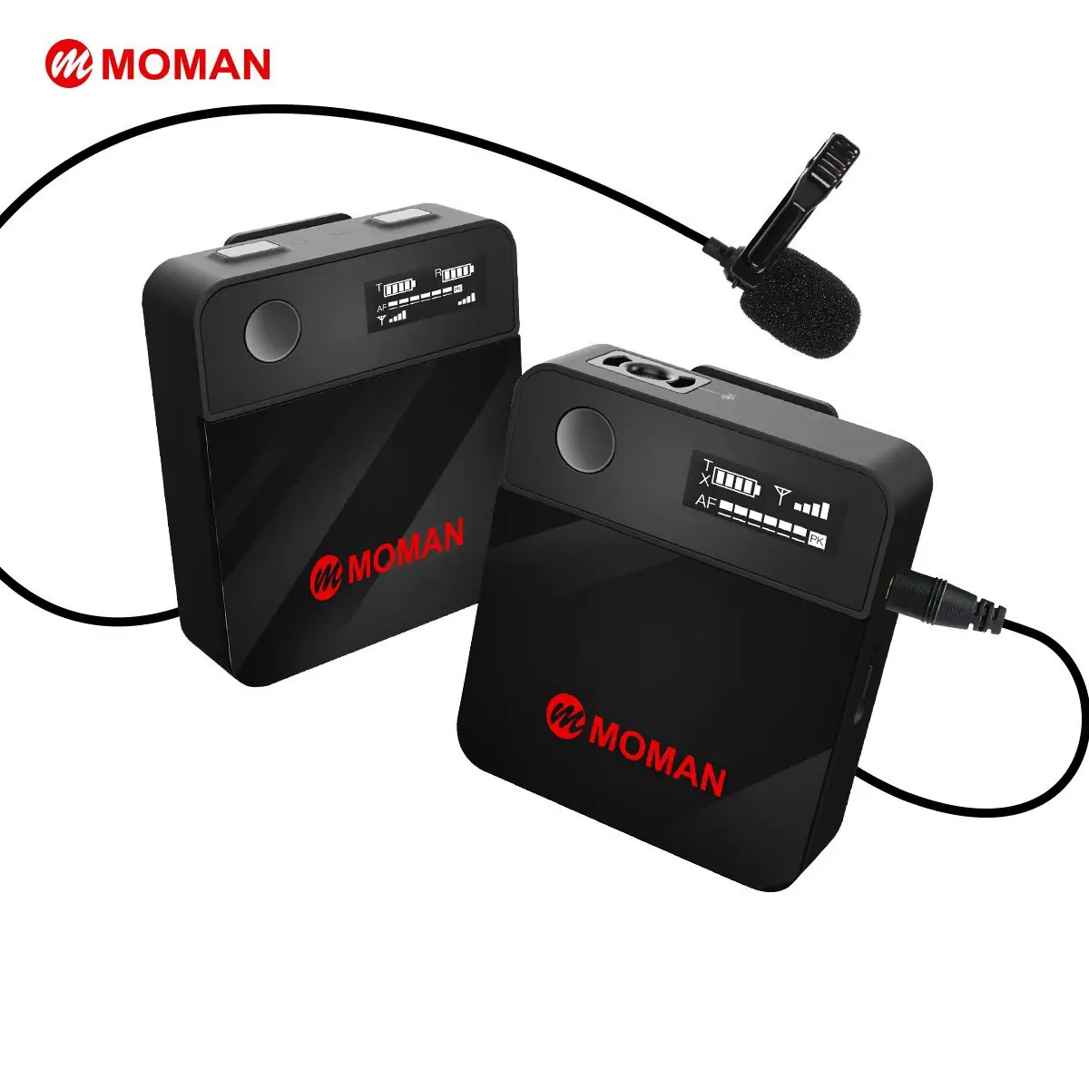 Moman C2 Wireless Lavalier Microphone User Manual